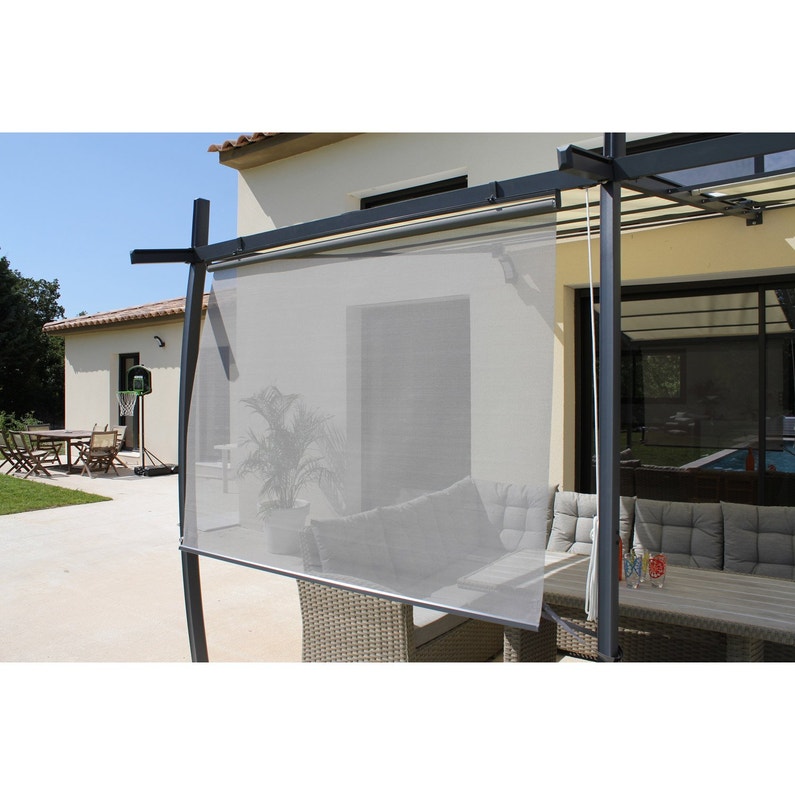 Rideau brise soleil tamisant L.2m - COULEURS DU MONDE