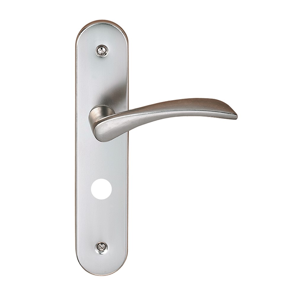 Poignées de porte condamnation Azur aluminium finition inox - B BEAUTY