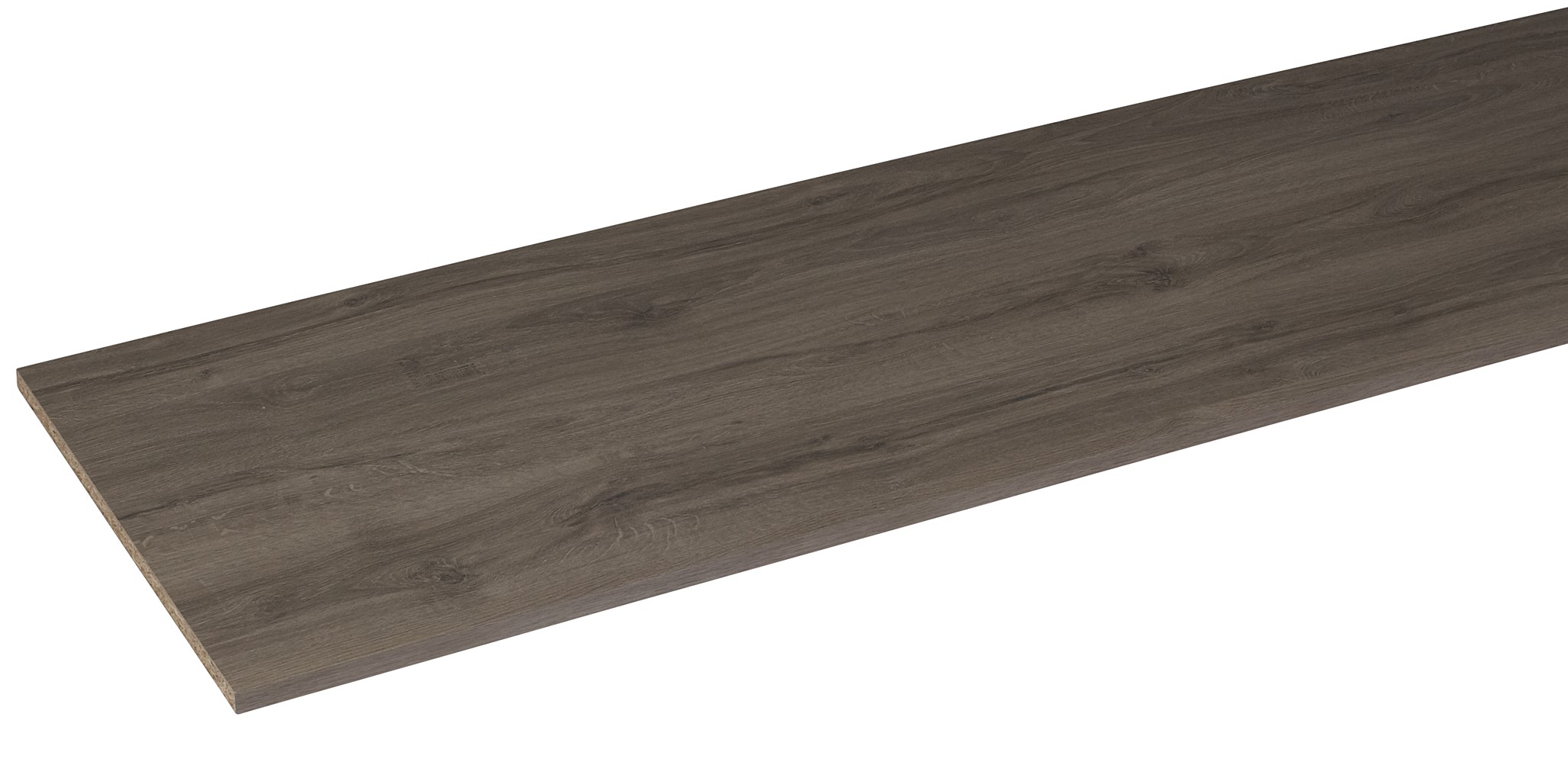 Tablette mélaminée Chêne Gris 18mm 250x50cm