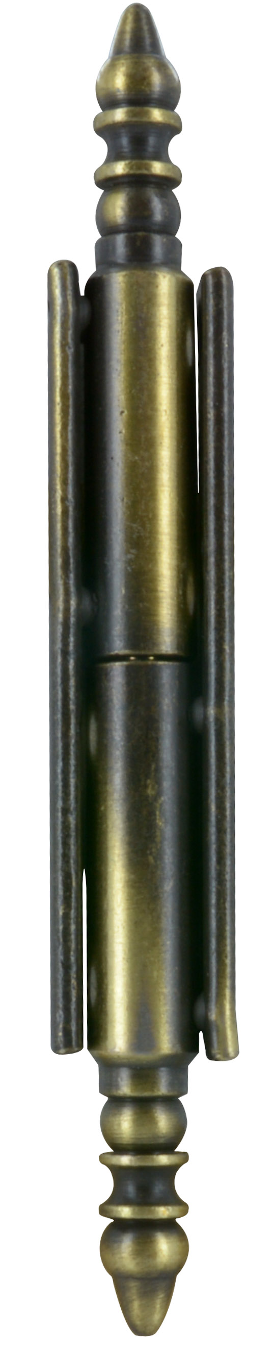 Lot de 2 paumelles rustiques universelles à vases droite ou gauche à visser pour porte bois démontable