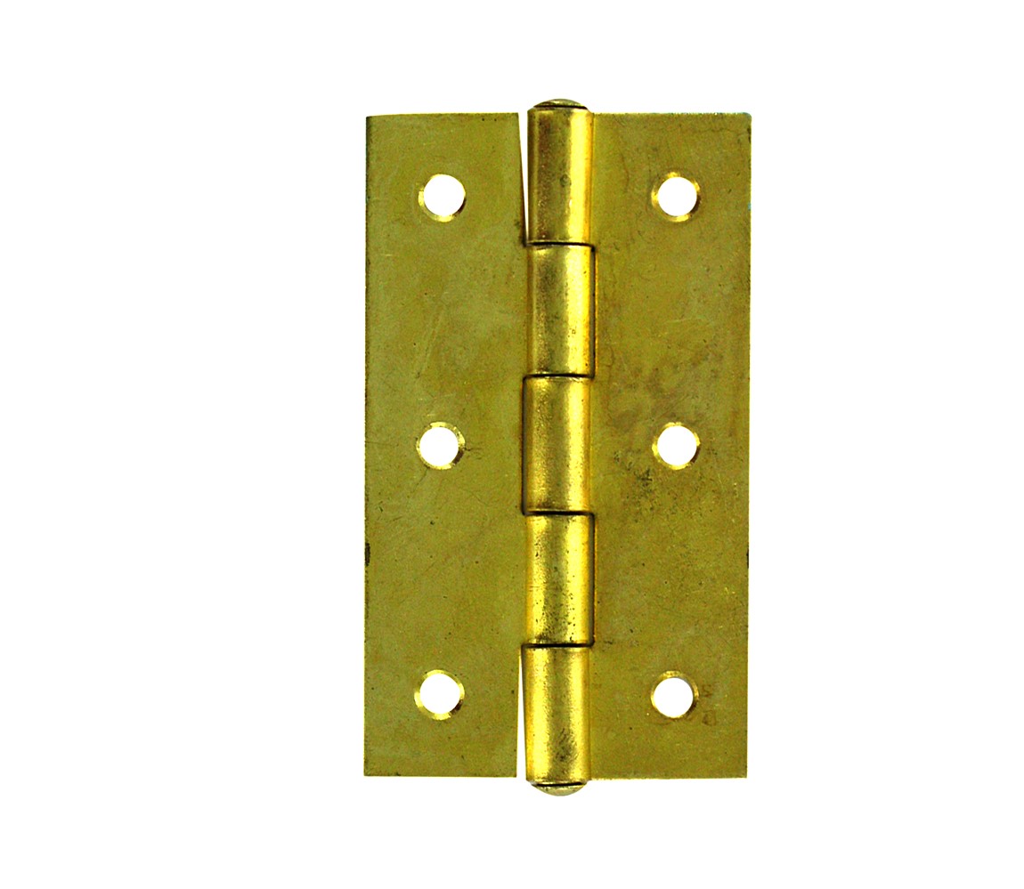 Charnière rectangulaire simple feuille pour porte à visser 
