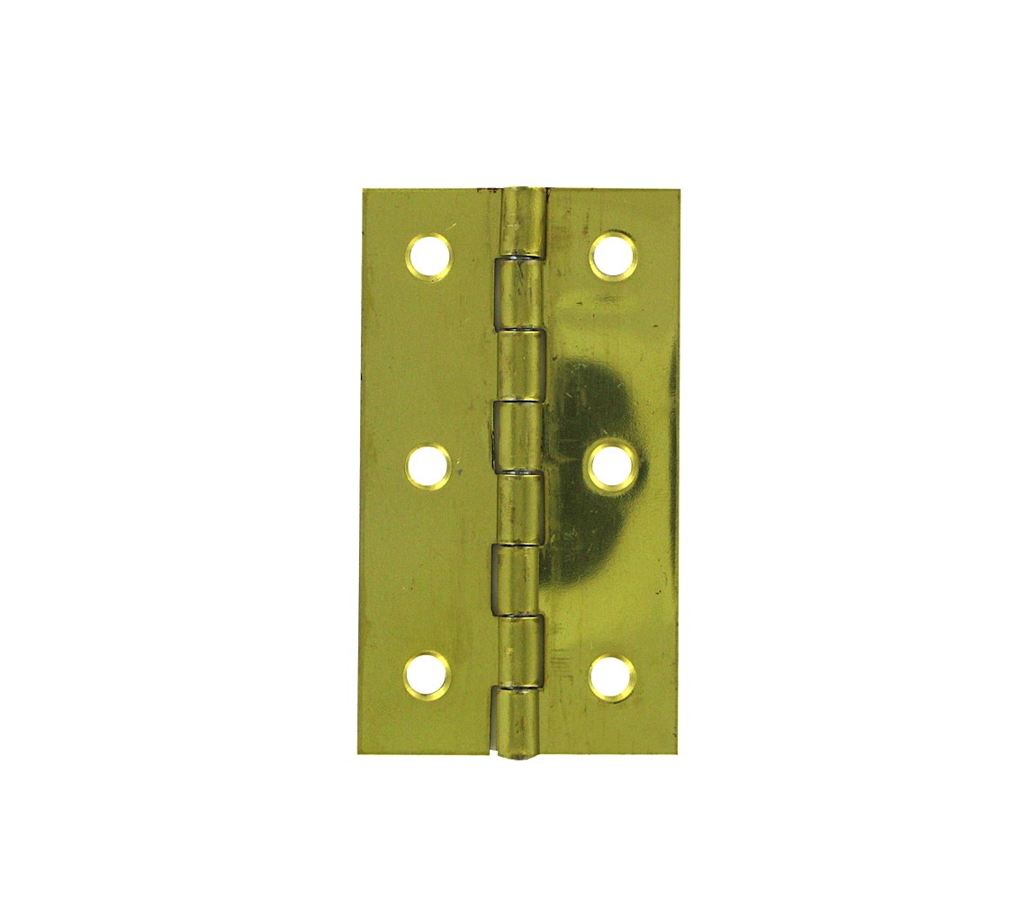 Charnière rectangulaire simple feuille pour porte à visser
