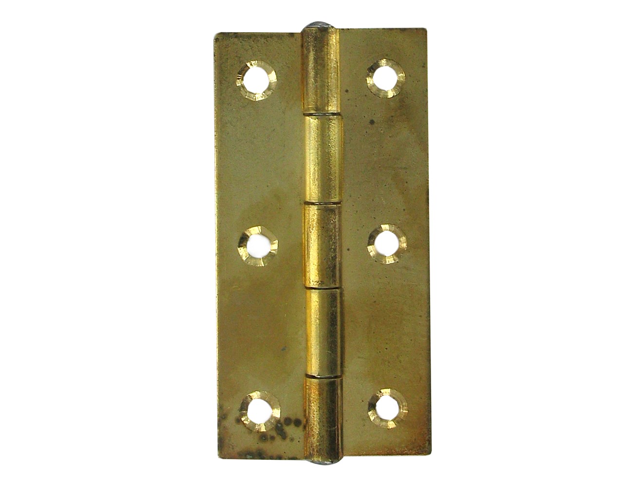 Charnière rectangulaire simple feuille pour porte à visser