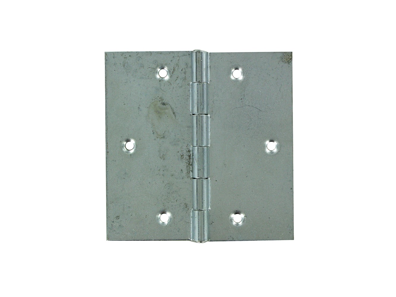 Charnière carrée renforcée double feuille pour porte à visser 