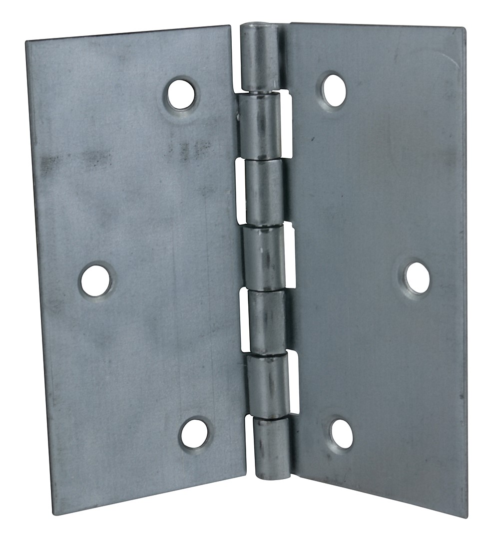 Lot de 2 paumelles droites pour porte gauche à visser 