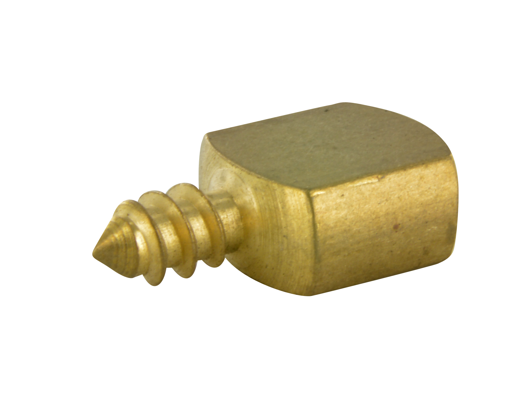 Lot de 4 taquets à visser Ø5MM laitonné