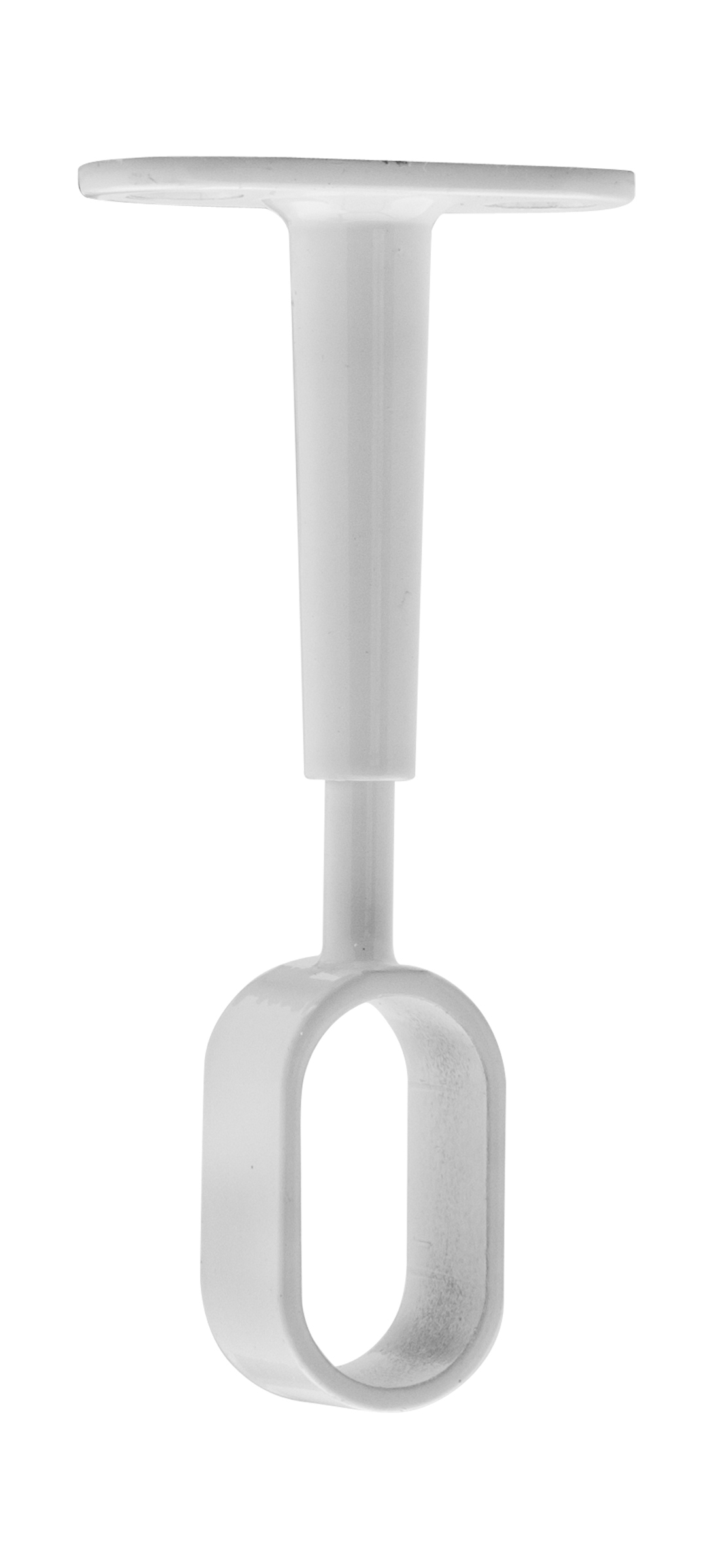 Support plafond réglable CIME 30x15mm ovale zamak blanc