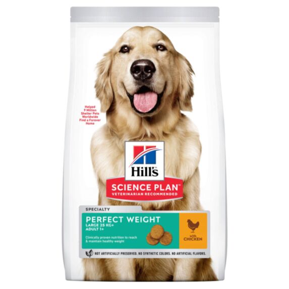 Croquettes chien Perfect Weight Large Breed 12 kg - HILL'S SCIENCE PLAN