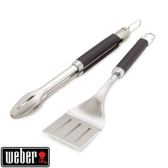 Accessoires barbecue 1 pince + 1 spatule