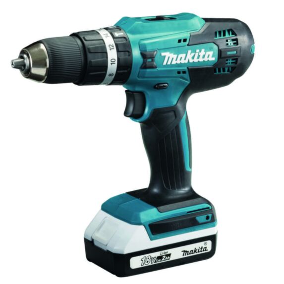 Perceuse visseuse à percussion HP488DAEC1 18V 2x2Ah - MAKITA