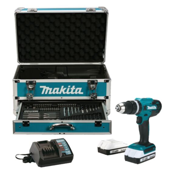 Perceuse visseuse à percussion HP488DAEX2 18V 2x2Ah - MAKITA