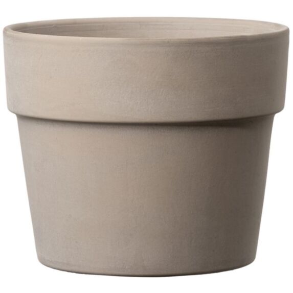 Cache-pot 13cm terre grise perfetto grafite