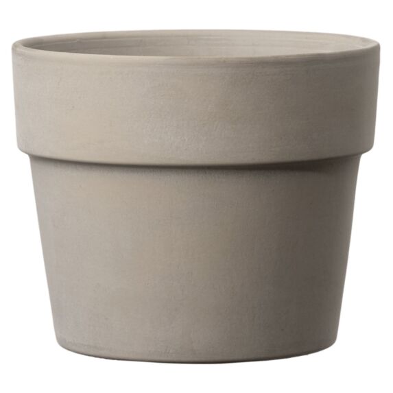 Cache-pot 20cm terre grise perfetto grafite