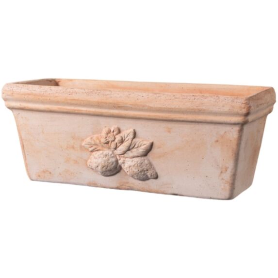 Jardinière en terre cuite Sicilia 14x16,5x38,5cm