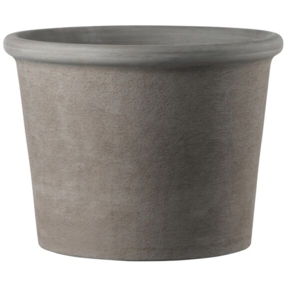 Cilindro bordato primitivo grafite 38 cm