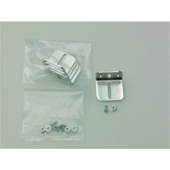 Equerre de fixation réglable pour kit coulissant en applique