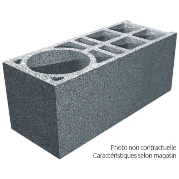 Parpaing angle 25x20x50