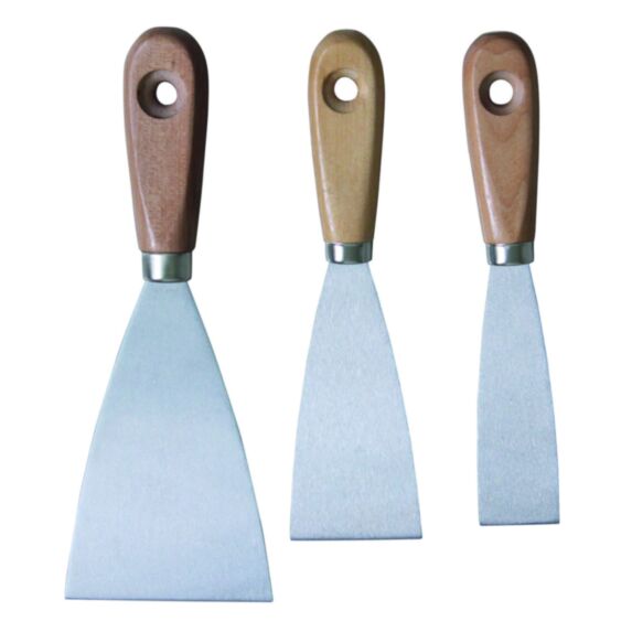 Spatules avec manche en bois 
