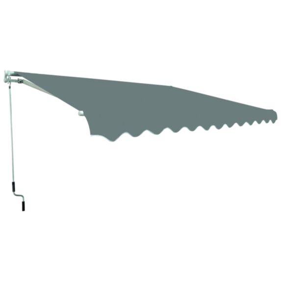 Store banne manuel 3 x 2.5 m gris - INVENTIV