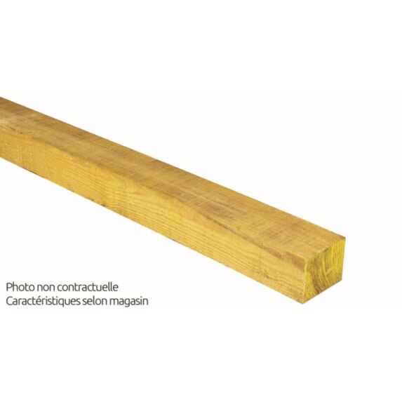 Chevron brut 60x40cm Longueur 4m