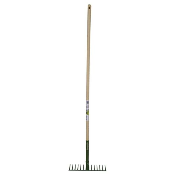 Râteau à 14 dents courbes vert - INVENTIV