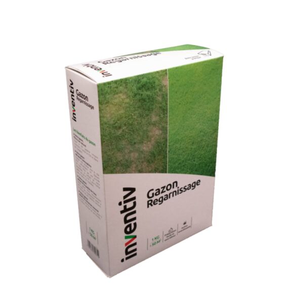 Gazon de regarnissage boîte semoir 1kg - INVENTIV