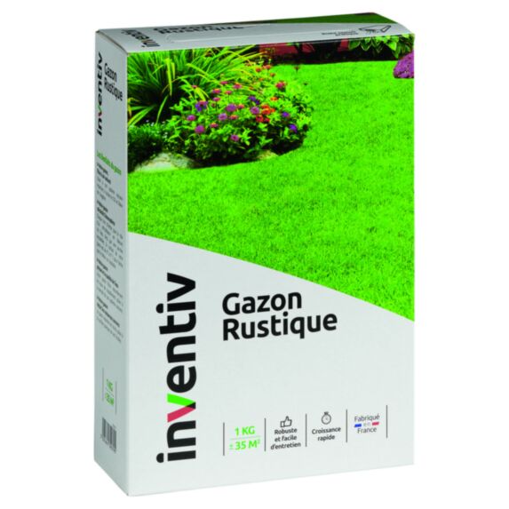Semences Gazon Rustique 1kg - INVENTIV