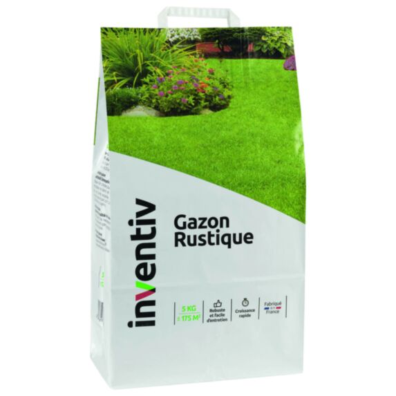 Semences Gazon Rustique 5kg - INVENTIV