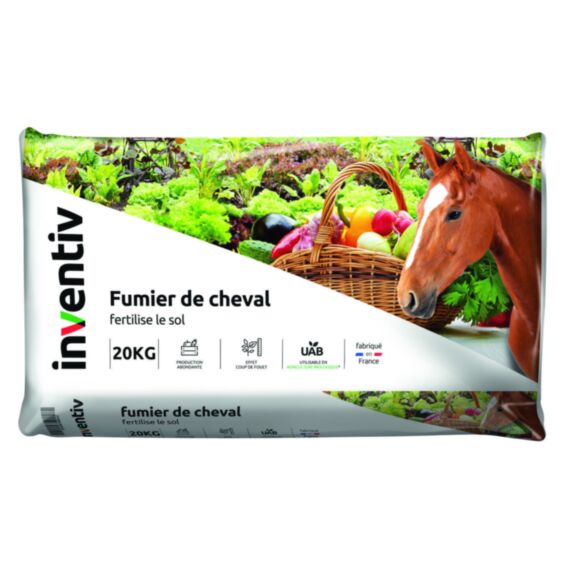 Fumier de cheval UAB 20kg - INVENTIV