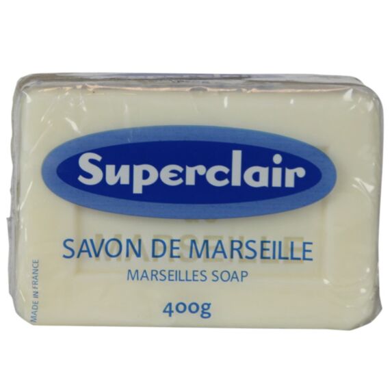 Savon de marseille blanc 400g