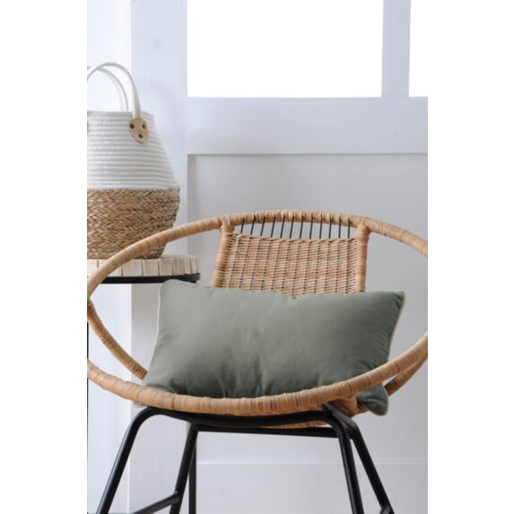 Coussin Duo en coton 30 x 50 cm souris et gris