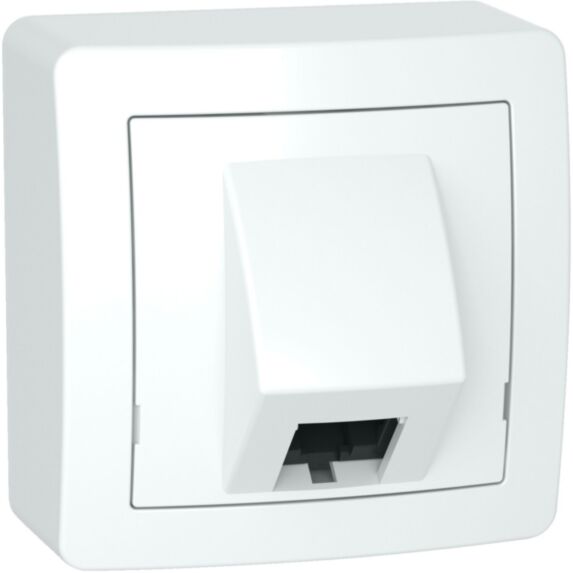 Prise rj45 saillie complet Alréa blanc - SCHNEIDER ELECTRIC