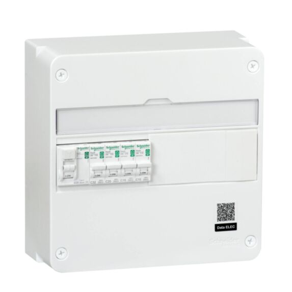 Tableau électrique d'extension prééquIPé 1 Rangée - SCHNEIDER