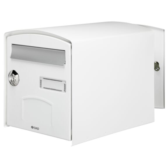 Boîte aux lettres dôme 2 portes normalisée blanc - DECAYEUX