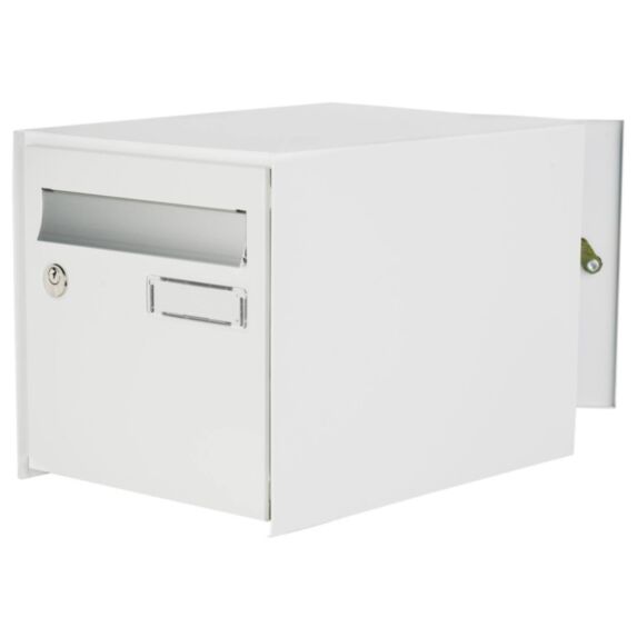 Boîte aux lettres Home 2 portes blanc - DECAYEUX