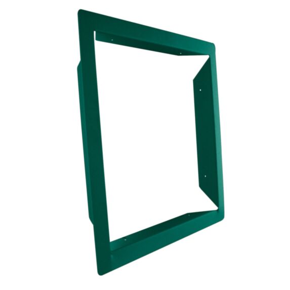 Cadre d'encastrement vert boîte aux lettres Home