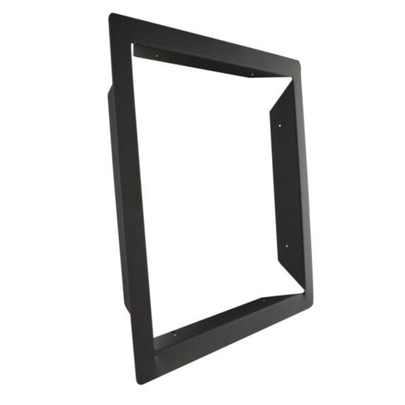 Cadre d'encastrement noir boîte aux lettres Home