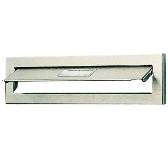 Entrée de courrier inox 265mm x 67mm - DECAYEUX