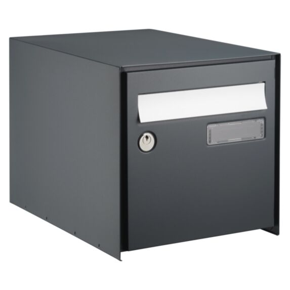 Boîte aux lettres Home compact 1 porte gris - DECAYEUX