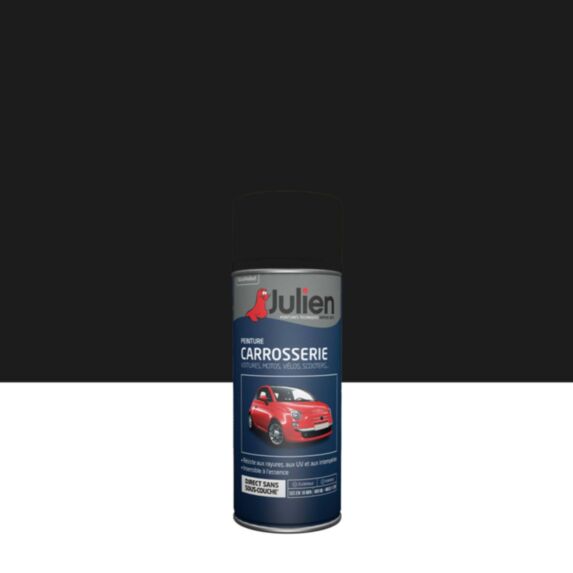 Peinture aérosol Carrosserie Noir Magic Nacre Brillant 400ml - JULIEN