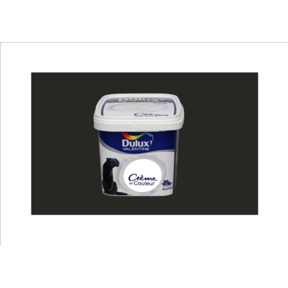 Peinture intérieure Crème de couleur satin Noir 1,25L - DULUX VALENTINE