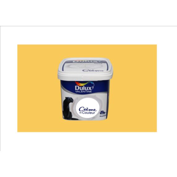 Peinture intérieure Crème de couleur satin Jaune Printemps 1,25L - DULUX VALENTINE