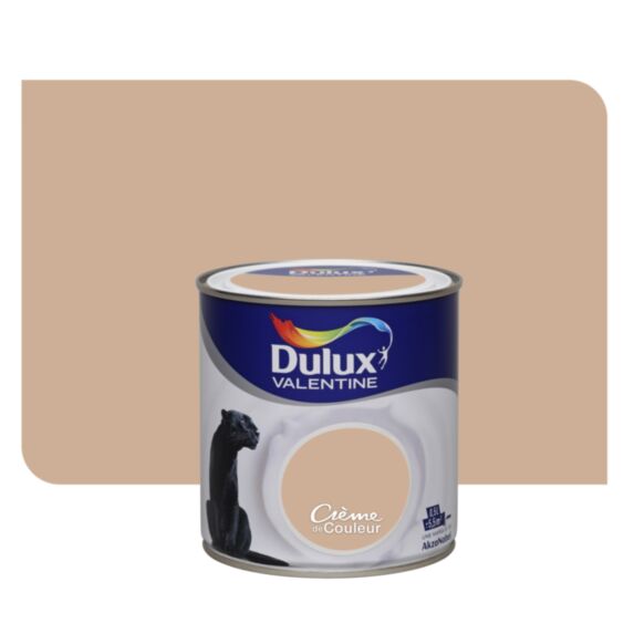 Peinture intérieure Crème de couleur satin Moka Latte 0,5L - DULUX VALENTINE