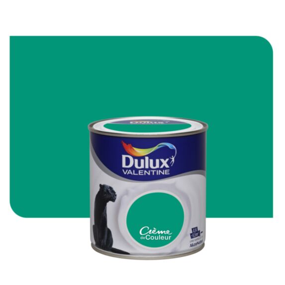 Peinture Crème de Couleur Satin Vert Golf 0,5L - DULUX VALENTINE