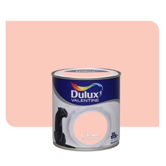 Peinture intérieure Crème de couleur satin Chamallow 0,5L - DULUX VALENTINE