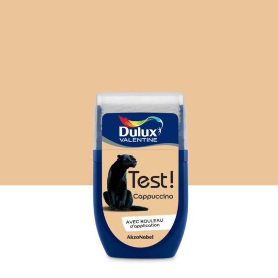 Testeur de couleur Test! satin Cappuccino 30ml - DULUX VALENTINE