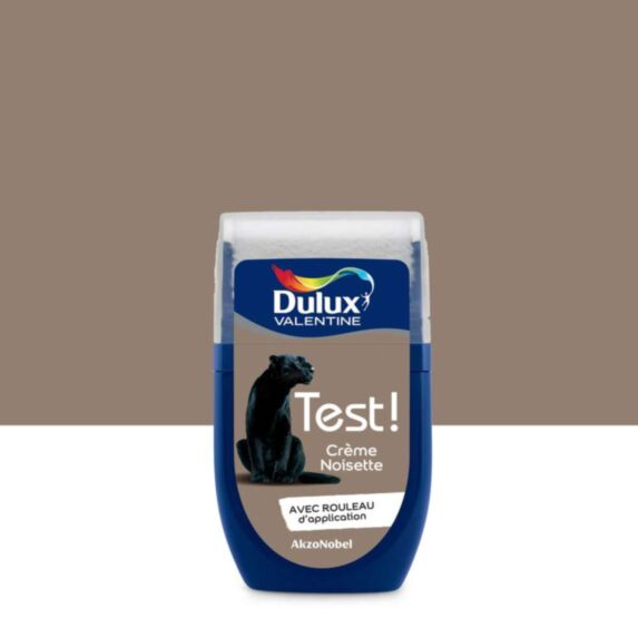 Testeur de couleur Test! satin Crème Noisette 30ml - DULUX VALENTINE