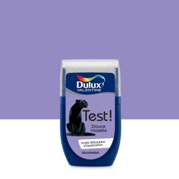 Testeur de couleur Test! satin Douce Violette 30ml - DULUX VALENTINE
