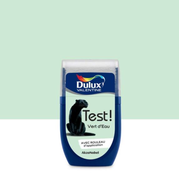 Testeur de couleur Test! satin Vert d'Eau 30ml - DULUX VALENTINE
