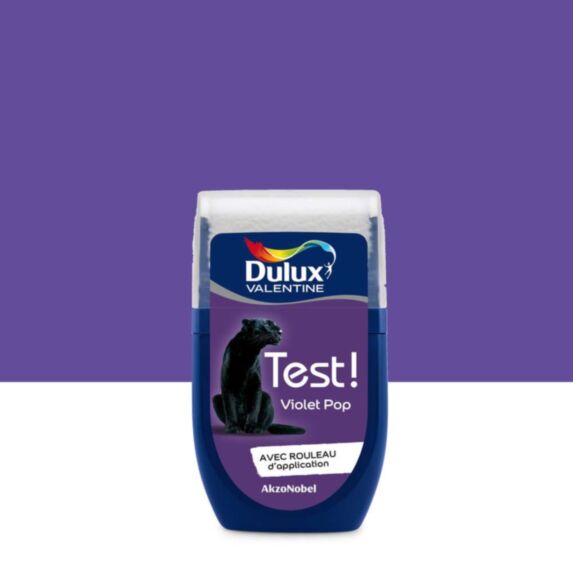 Testeur de couleur Test! satin Violet Pop 30ml - DULUX VALENTINE